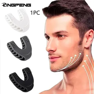 U Shape Jaw Exerciser, 1 Count Mouth Jawline Face Fitness Muscle Chew Ball, Bite Breaker Training Equipment for Facial Exercise