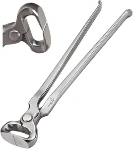 Hoof Nipper 14" Vanadium Steel Farrier Tool in Dull Finish Industrial Heavy Duty