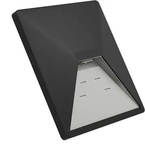 Stargear Starlink Mini Case, Mini Protective Cover Liquid Silicone Case for Starlink Satellite Dish, Accessories for Starlink Portable Full Cover Shell with Black Sticker (Black) Soft Silicone Cover