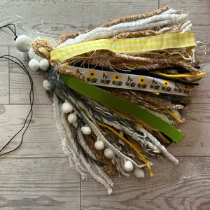 Sunflower Handmade Bible Book Tassel Journal Bookmark with Beads Unique Craftsmanship Aesthetic Bookish Merchandise Flower Bookmark