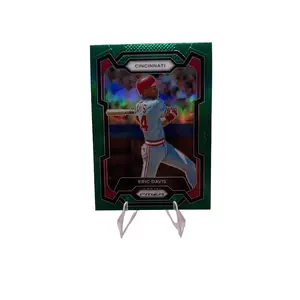 Prizm Eric Davis Green Cincinnati Reds Trading Card Sports Memorabilia Collectible Item