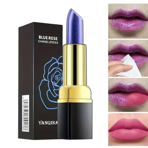 Long Lasting Lipstick, 1 Count Moisturizing Lipstick, Temperature Color Changing Lipstick, Suitable for Daily Use and Special Occasions, Gloss