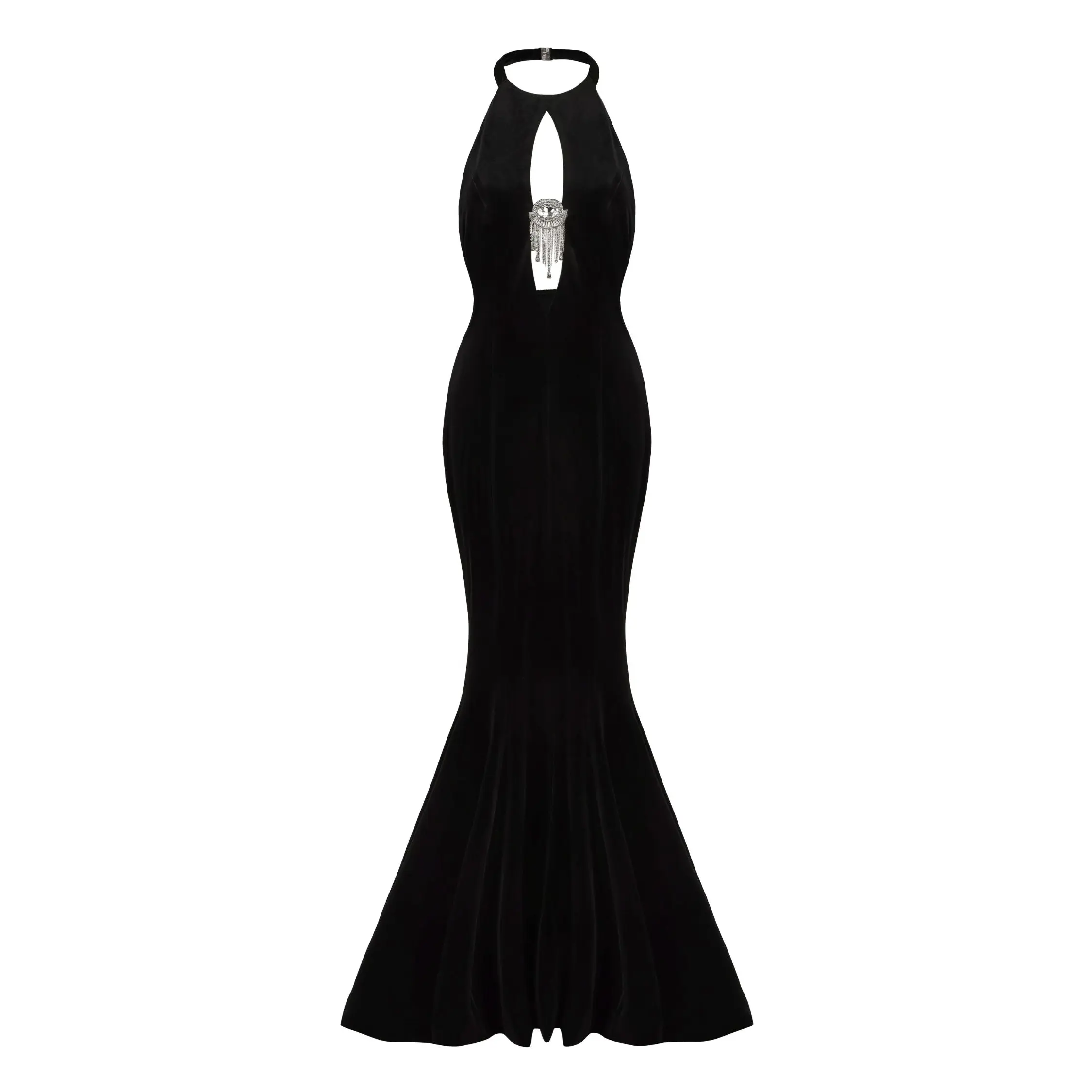 Liliane Velvet Dress (Black)