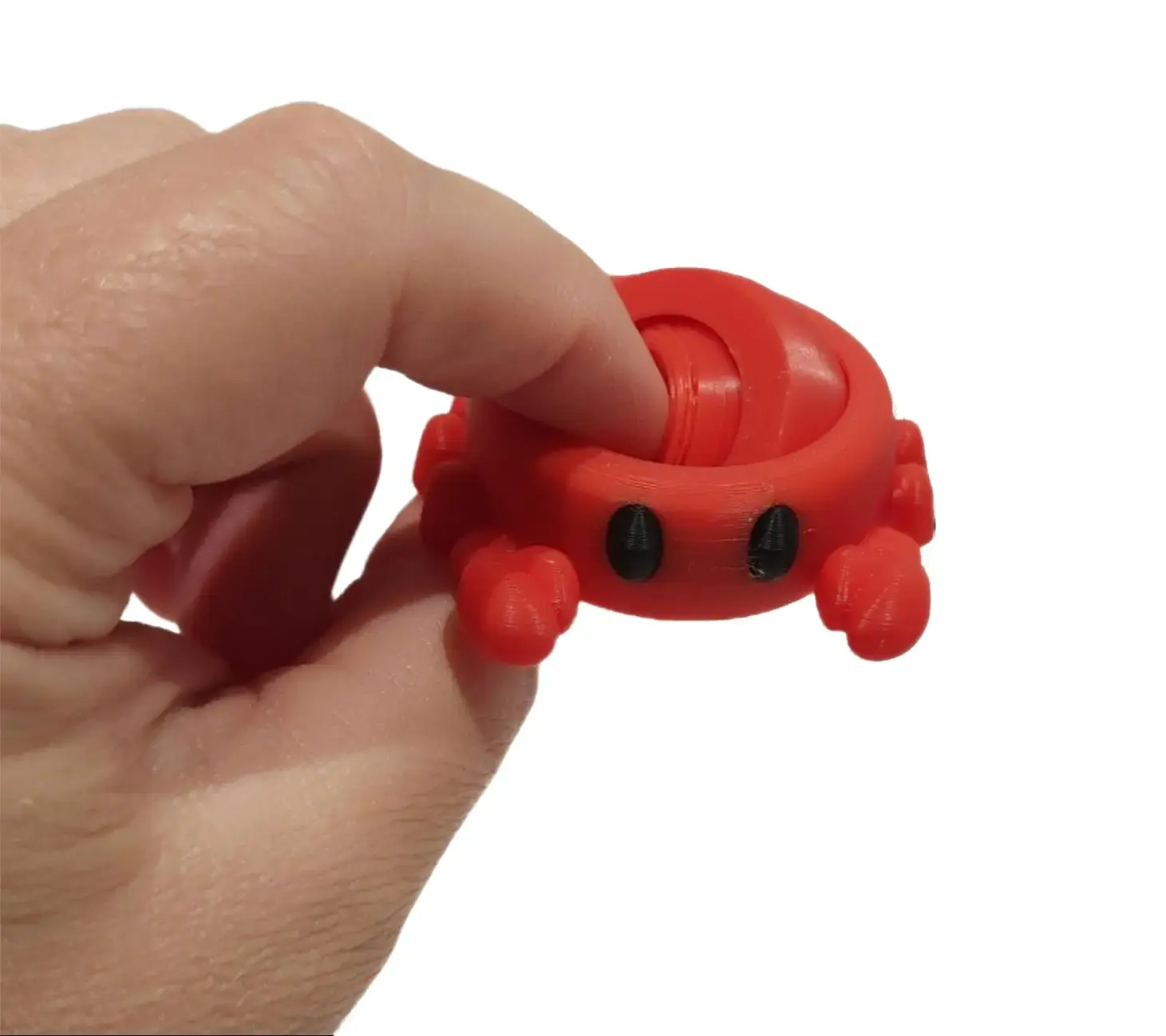 Adorable Pocket-Sized Crab Fidget Spinner and Stress Relief Toy