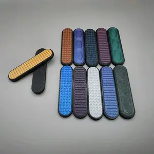 Glydcor Sparkly and Shiny - Magneting Slider Fidget - Palm Sized Sensory and Focus Tool - Vibrant Colors & Textures - 80mm Long - Ideal for Focusing or Busy Hands - Compact Design