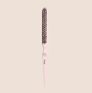 L'ANGE HAIR - Teasing Brush with Nylon & Boar Bristles | Precise Sectioning | Adds Volume & Root Lift | Tames Flyaways & Frizz | Indented Grip | All Hair Types, Hair Care Comb, Frizz Control, Dual-Ended, Instant Lift