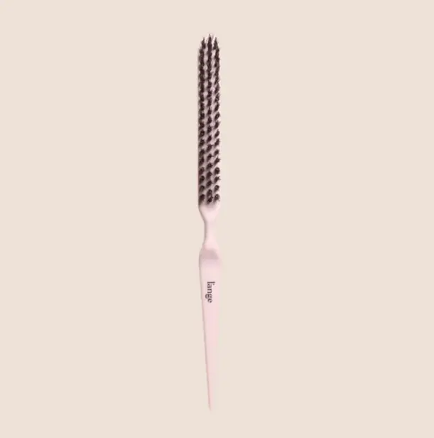 L'ANGE HAIR - Teasing Brush with Nylon & Boar Bristles | Precise Sectioning | Adds Volume & Root Lift | Tames Flyaways & Frizz | Indented Grip | All Hair Types, Hair Care Comb, Frizz Control, Dual-Ended, Instant Lift