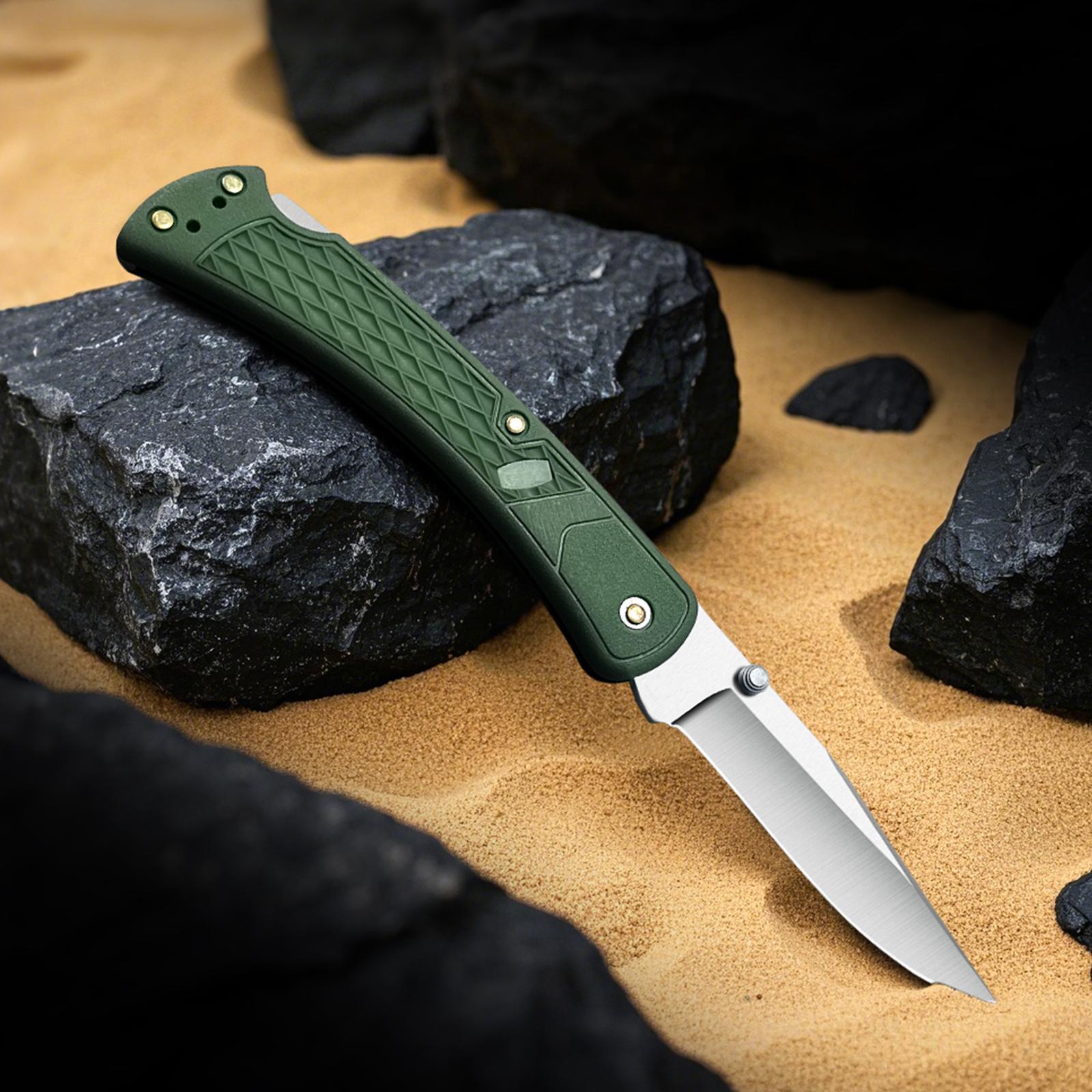 Folding Camping Hiking Knife] Folding knife, camping, hiking, pocket knife, rescue, multi-functional knife, emergency outdoor survival, portable folding knife, household fruit knife