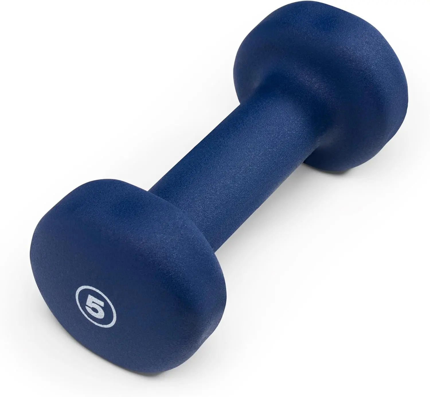 Sports Marcy Neoprene Dumbbell, Single Piece, 5-lb, Indigo Blue