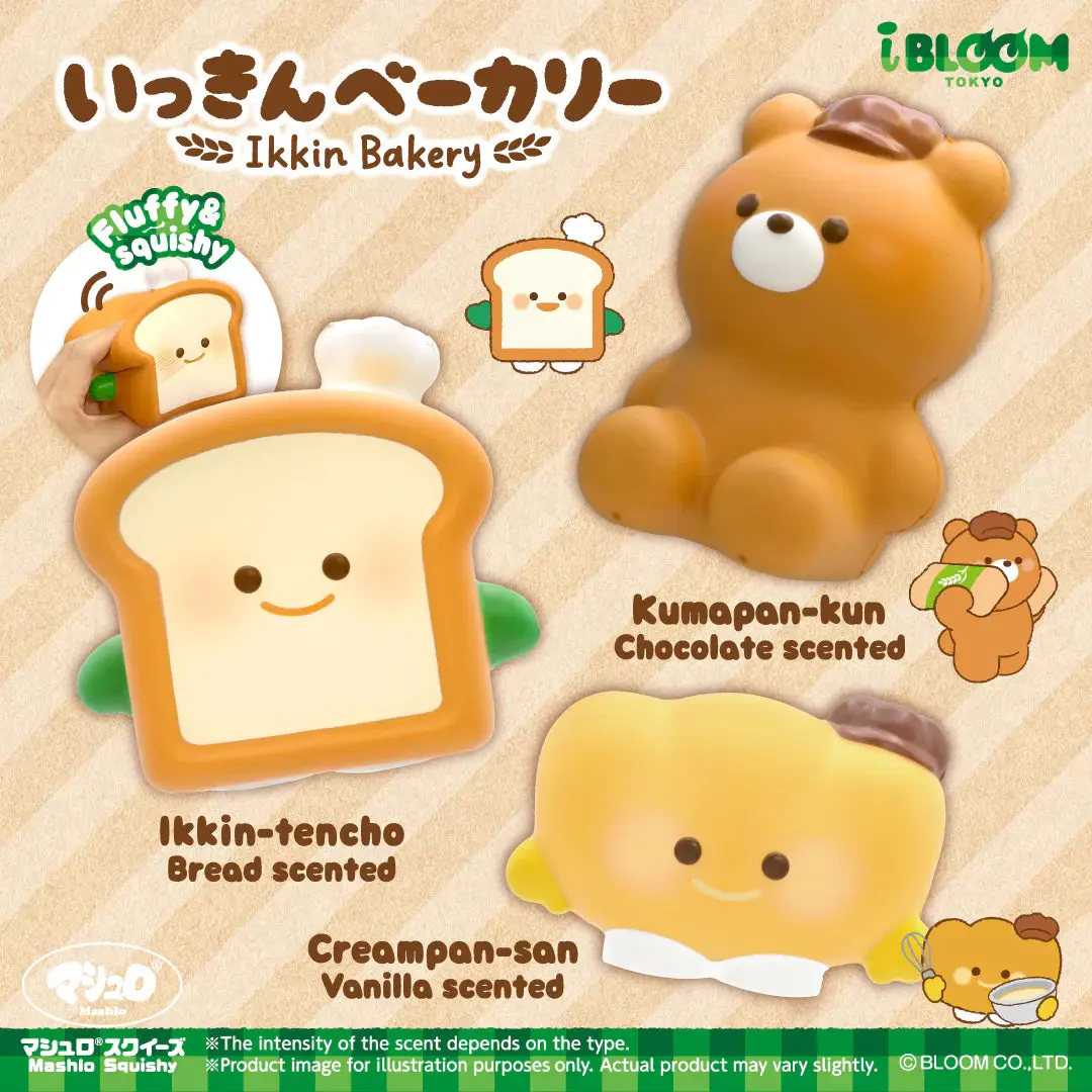 iBloom Squishy Ikkin Bakery Kawaii Soft Scented Slow Rising Stress Relief