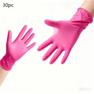Deep Disposable Nitrile Gloves, Lightweight, Home Cleaning, Pet Care, Dyeing, Alcohol-Free, S/m/l Sizes, Multi-Purpose, Kitchen Use, Household Cleaning Gloves, Cleaning Supplies