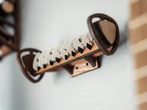 Guitar pick Holder - guitar pick case wall mount, Gift for musician gift for guitarist