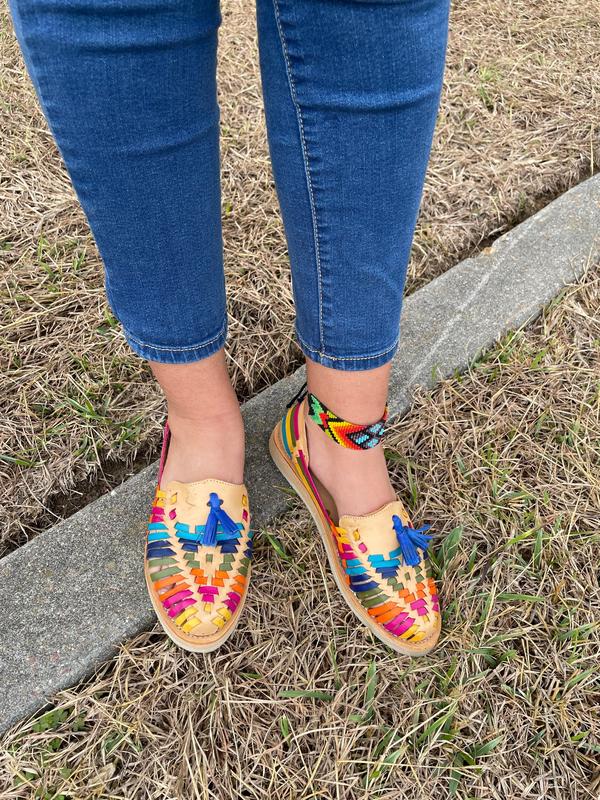 Women Handmade Huarache/ Mexican Women Huarache
