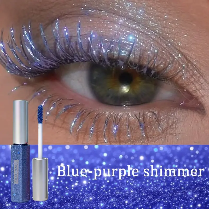 Colorful Pearl Eyelash Mascara Cosmetic, Voluminous Lengthening Mascara, Volumizing & Lengthening, Long-Lasting Waterproof Formula, Perfect for Daily Wear & Parties