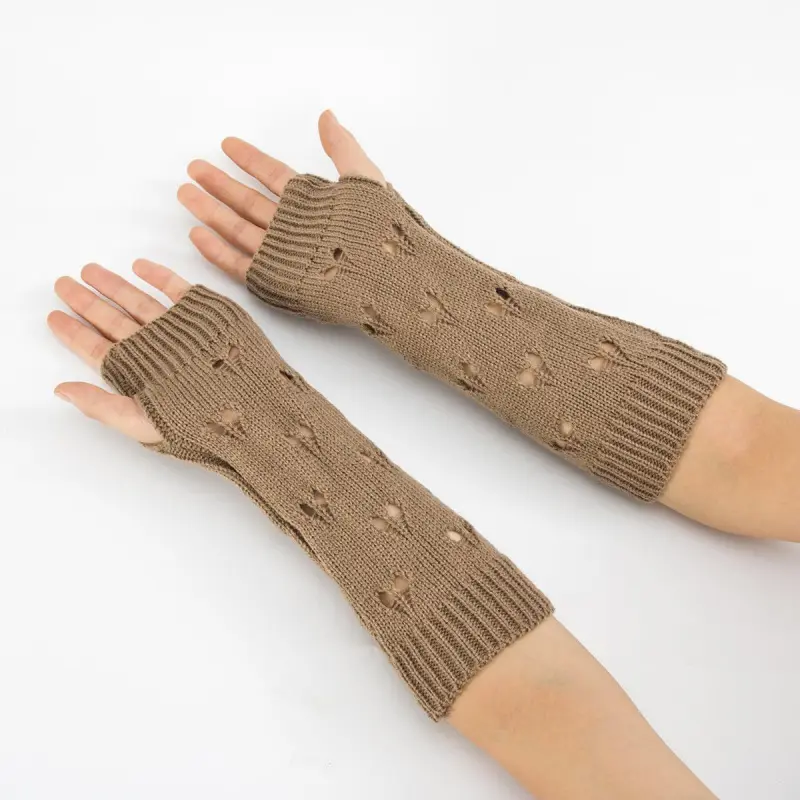 Arm Warmers Fairy Grunge Fingerless Punk Goth Emo Gloves Y2K
