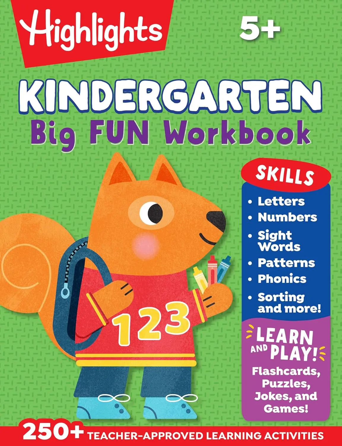 Kindergarten Prep Printed Book for Kids Ages 5+, Teacher-Approved Learning Aid with Paper Pages, Tracing Worksheets, Alphabet Practice, Math Activities & Puzzles