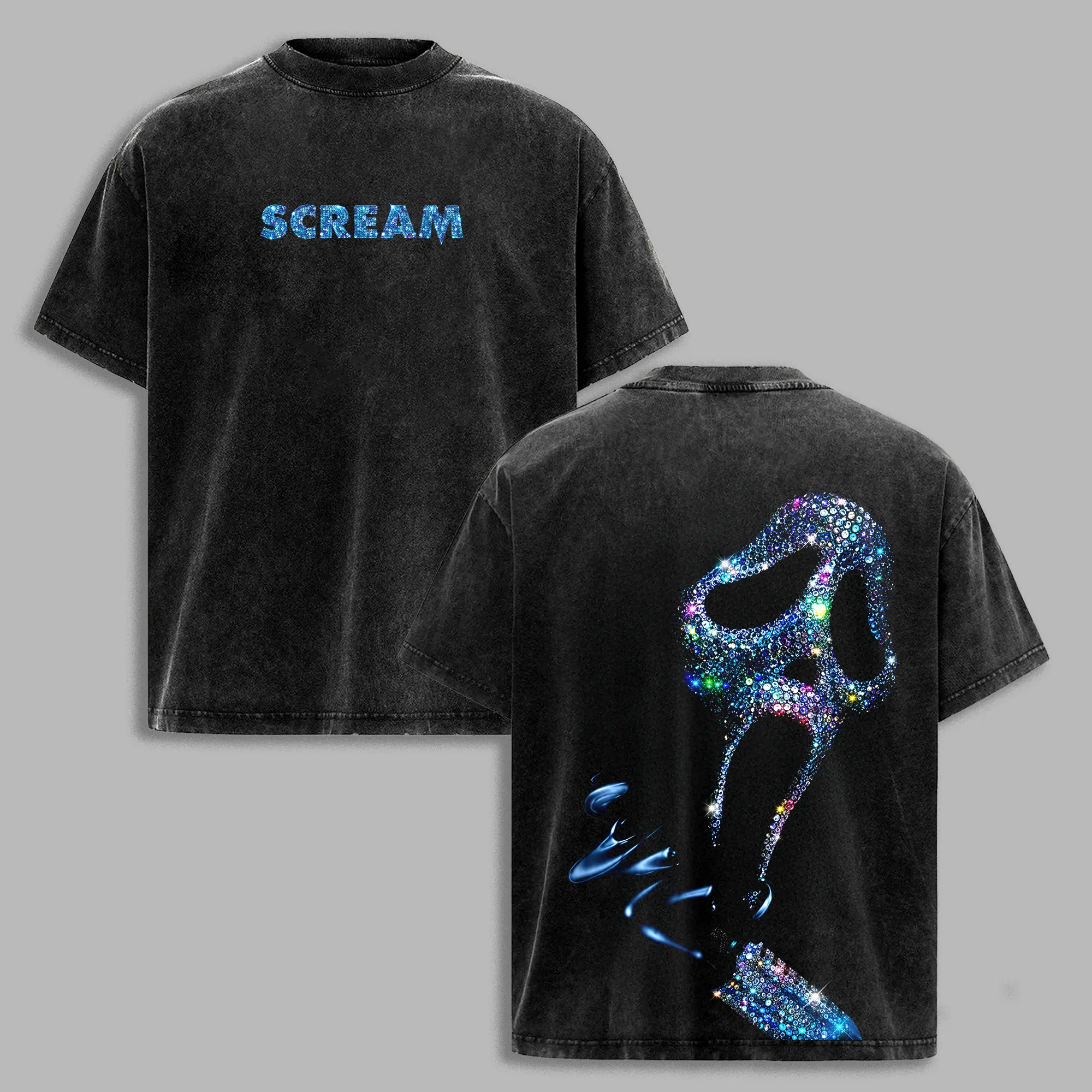 Vintage Scream Ghostface T-Shirt, Horror Movie Graphic Tee, Retro Slasher Killer Shirt, Scary Mask Fan Gift, Spooky Halloween Costume Shirt, Aesthetic Gothic Streetwear Fashion Apparel