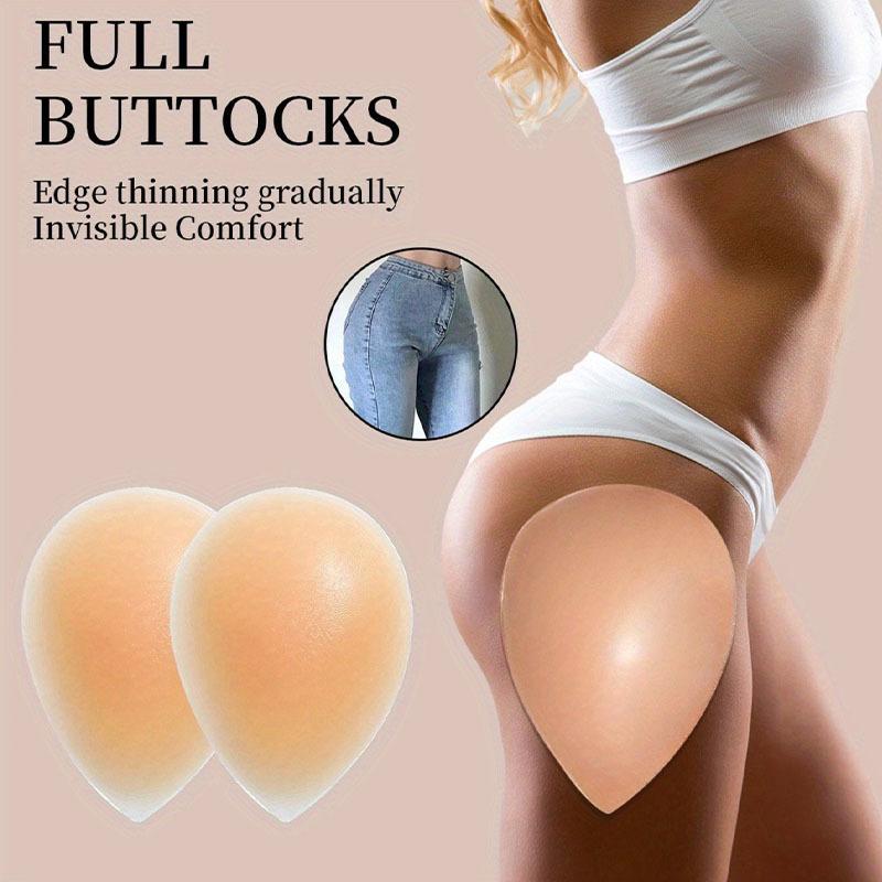 4 PCS Silicone Hip Pads for Women – Reusable Butt Enhancer with Adhesive, Hip Dip Corrector, Non-Slip Shapewear for Instant Hourglass Figure