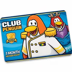 Cute Penguin Nostalgic Themed Stickers. The Ultimate Rectangle Sticker for Anywhere & Anything | Waterproof Vinyl | Clean Minimal Tech Aesthetic | Perfect for Laptops, Phones & Everyday Use