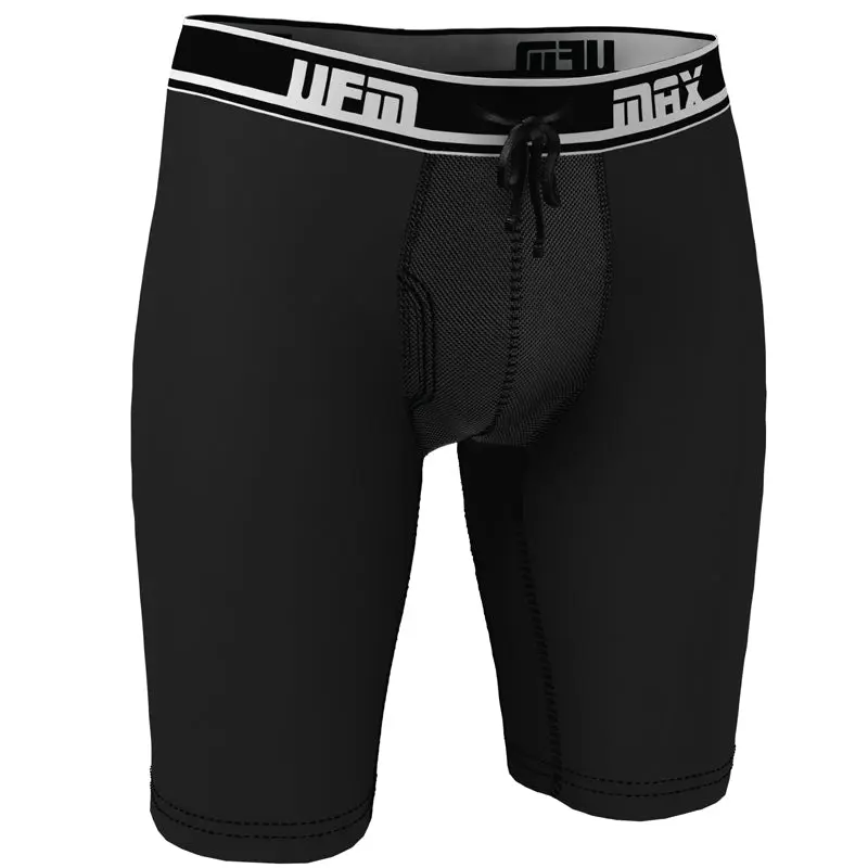 UFM Long Boxer Brief 9" - Bamboo MAX Support Menswear Mesh Soft Spandex