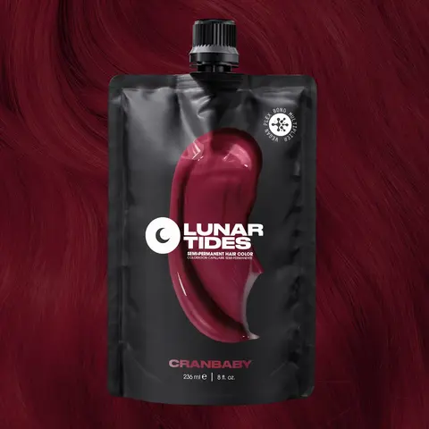 Lunar Tides Dark Red Pink Hair Color Semi-permanent - Cranbaby