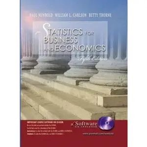 USED-Statistics for Business and Economics and Student CD-ROM, Fifth Edition by Paul Newbold (Hardcover)