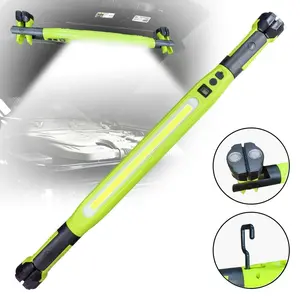 Car Engine Cover Work Light, Rechargeable COB Work Light with Hook & Rotatable Magnetic Base, Portable LED Light for Car Repair Emergency Work