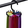 Rotatable 20-claw Tie Hanger, Space Saving Hangers, 1 Count Multifunctional Scarf Storage Rack, Home Organizer for Wardrobe Cloakroom, Hanging Clothes Storage, Tie Holder