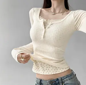 Floral Low Cut Shirt