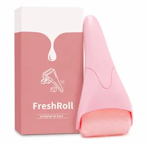 Ice Roller for Face Women, Skin Care Set & Ice Face Roller，Self Care Gifts for Women,Reduces Puffiness and Wrinkle, Facial Massager Tool & Spa Pink Gifts