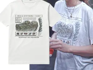 Vintage Sea Otters Monterey Bay Aquarium Shirt, Monterey Bay Aquarium Otter Shirt, Sea Otter Tee