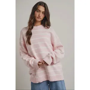 Frosted Ballet Pink Knit Sweater Frosted Ballet Pink Knit Sweater