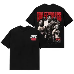 [🥊100% cotton]Joshua Van "The Fearless" Graphic Tee – UFC 328 Fight Night Shirt, MMA Fighter Collage T-Shirt, Vintage Y2K Retro Streetwear, Double-Sided Oversized Unisex Cotton Tee, Casual UFC Fan Apparel, Gift for MMA Fans, Trendy Fighting Sports Shirt