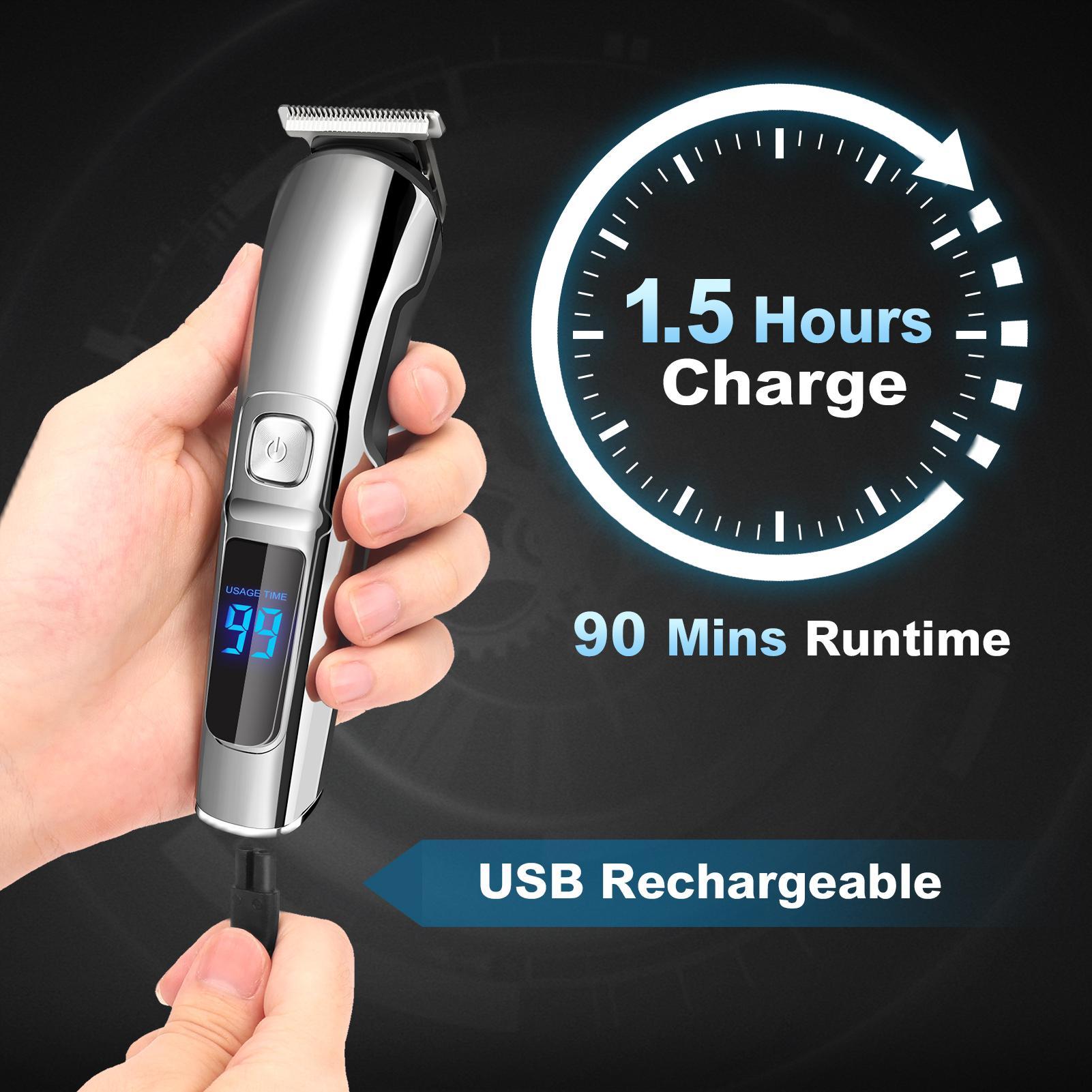 Ufree All-in-One Trimmer for Body, Beard, Bikini, Hair, Nose, Mustache and Face, Electric Shaver Razor for Men/Women, Professional Grooming Kit, IPX 7 Waterproof Cordless Barber Hair Clippers for Hair Cutting, Rechargeable Ufree All-in-One Trimmer for Body, Beard, Bikini, Hair, Nose, Mustache and Face, Electric Shaver Razor for Men/Women, Professional Grooming Kit, IPX 7 Waterproof Cordless Barber Hair Clippers for Hair Cutting, Rechargeable