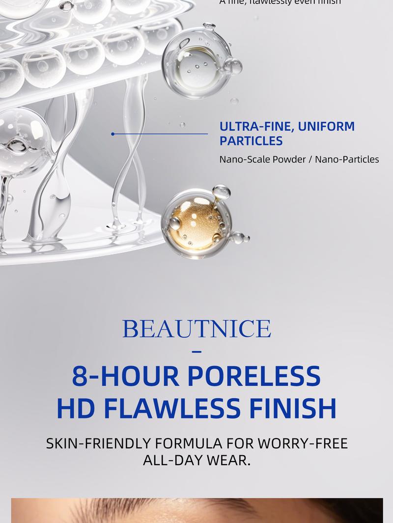 BEAUTNICE Long Wear Light Foundation, Available in Shades 01 and 02, 30ml, Long-Lasting Formula for a Flawless All-Day Look