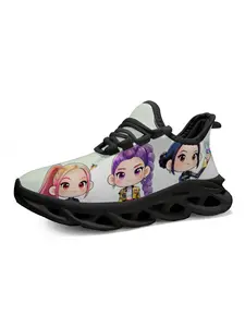 Exclusive Kids Cartoon Sneakers, Trainers, High-Top Q-Version Style, Cute Anime Kpop Elements, Thick Sole Comfortable Wear, School Activities Essential, Sneakers Trainer Shoes