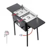 【Fallpicks】VEVOR 16qt Deep Fryer Pot, Free-Standing Commercial Outdoor Propane Cooker with Dual Zone for Simultaneous Frying, 2 Baskets, Hook, Wear-Resistant Stainless Tank, Dual Foldable Prep Tables, 16qt Max Fill Line, Kitchen Appliance, Dual Cooking Fr