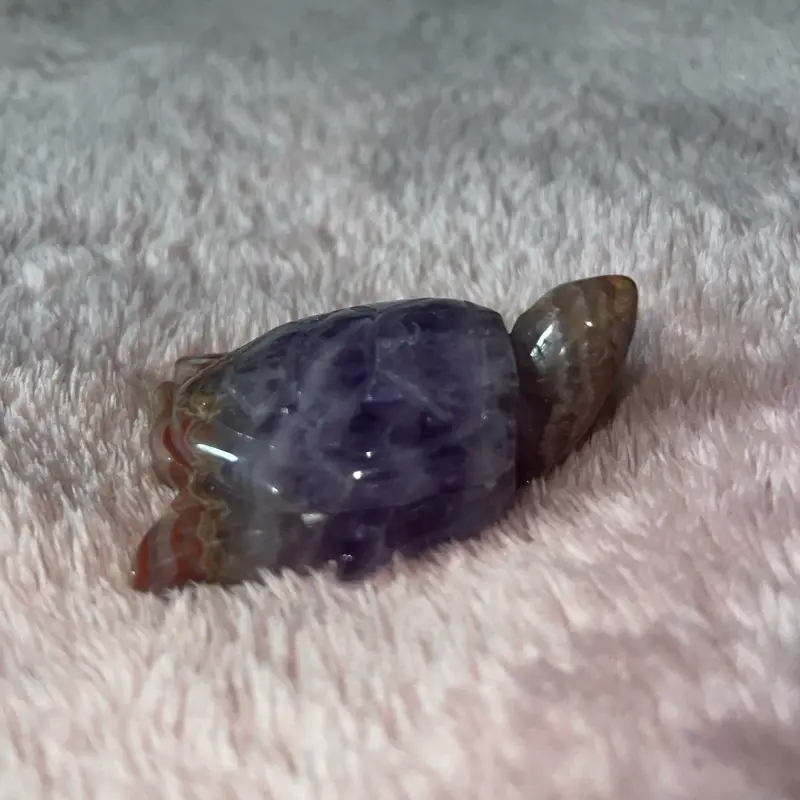 Dream Amethyst Turtle Figurine