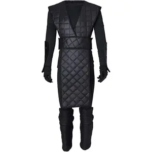 Men‘s Noob Saibot Cosplay Costume Halloween Black Suit