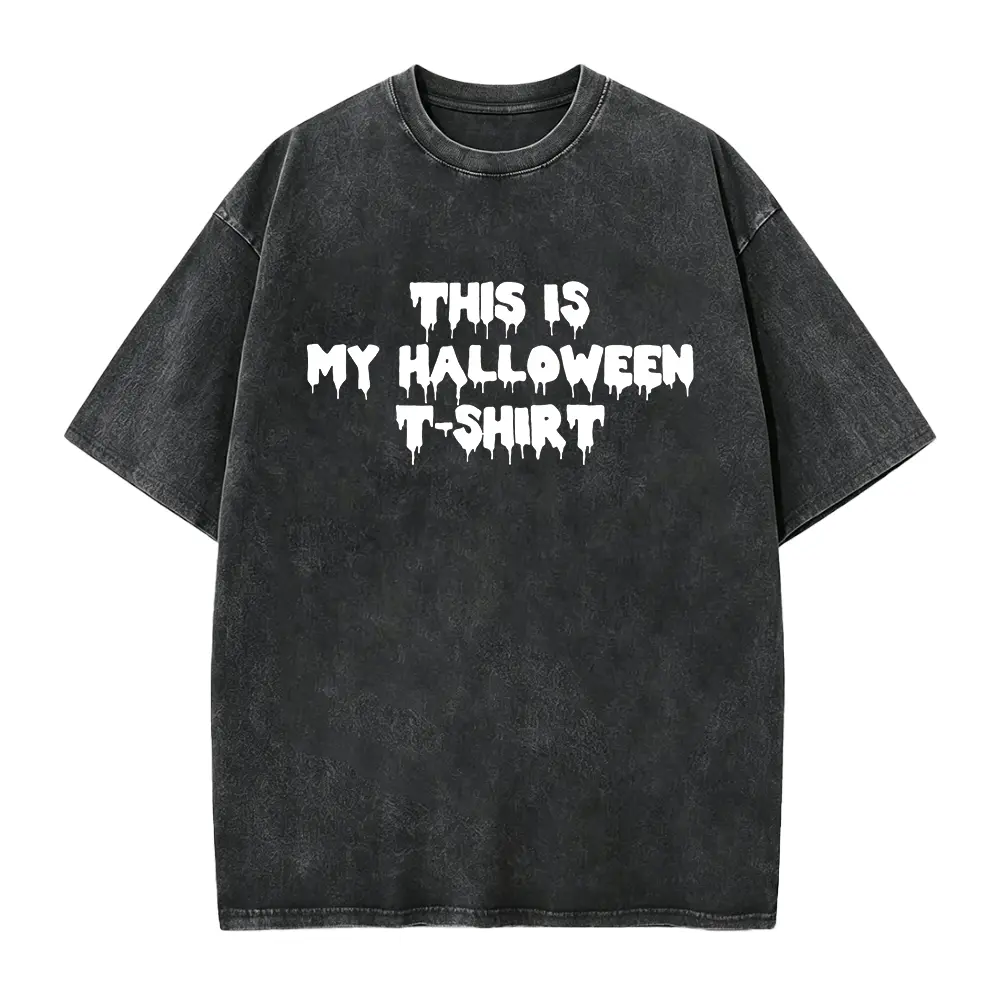 Washed T-shirt-Black