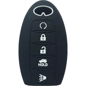 Silicone Keyless Entry Remote Control Key Fob Cover Case protector Replacement Fit For Infiniti 2014 2015 2016 QX60 QX80 2013 JX35 S180144014