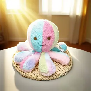 Colorful Plush Octopus Toy for Home Decoration, Sofa Ornament, And Figurine