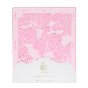 Flexible Reusable Plastic Cake Decorating Stencil, Kitchen Bakeware Tool for Cake Decoration