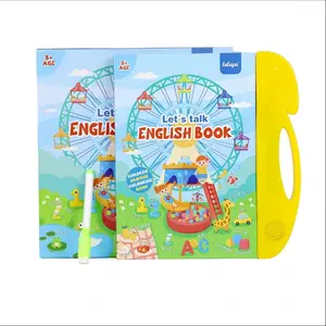 Educational Toy for Kids Ages 3-6, Interactive Learning with 114 Words, 7 Themes, 4 Songs, Colorful Talking Flash Cards, Vocabulary Flashcards Learning Alphabet, Promotes Independent Play