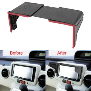 Suitable for 7-12 inch car audio player sun visor cover, GPS display screen, radio and audio sunshade, interior sun protection accessories, universal type