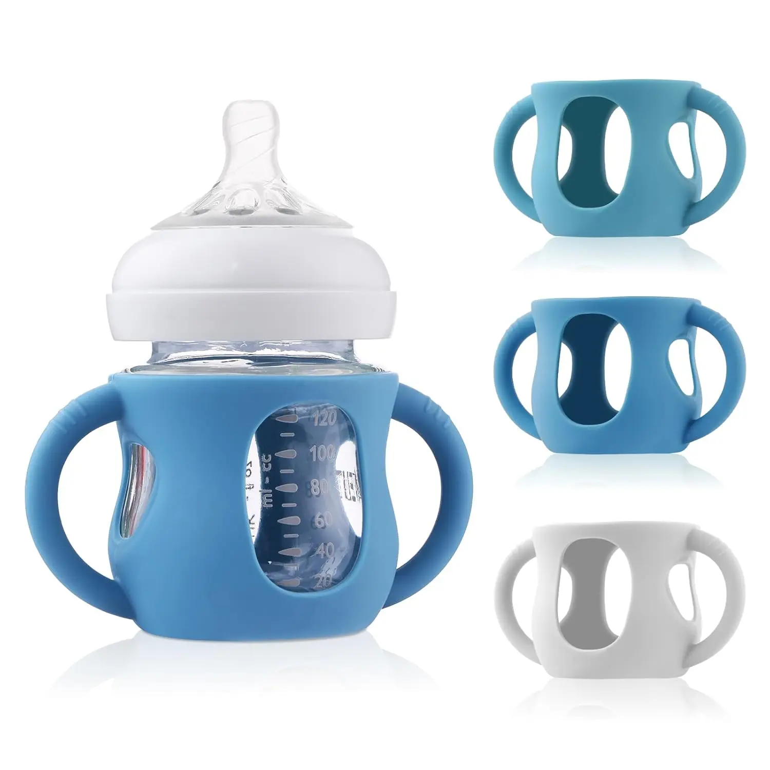 Bottle Covers  Sleeve for Avent  Glass  Bottles Fits  Avent Glass Bottle Sleeve Phillips Avent Glass Bottles 4oz (3 Pcs)