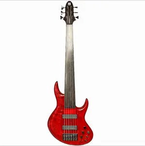 Miura MBR Fretless 6-String Electric Bass Guitar