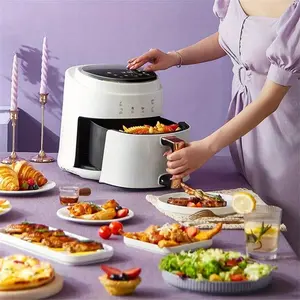 Air Fryer, Large Capacity Household Oven, Intelligent Electric Fryer, Air Fryer, Computer Touch Temperature Control