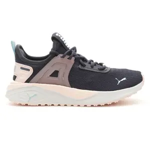 PUMA Womens Pacer 23 Transparent City Lace Up Sneakers Shoes Casual - Black