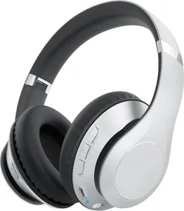 Headphones, 65H Playtime, 6 EQ Sound Modes, HiFi Stereo Over Ear Headphone with Microphone, Foldable Lightweight  5.3 Headphones ()